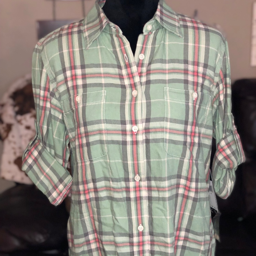 NWT Ralph Lauren Plaid Top